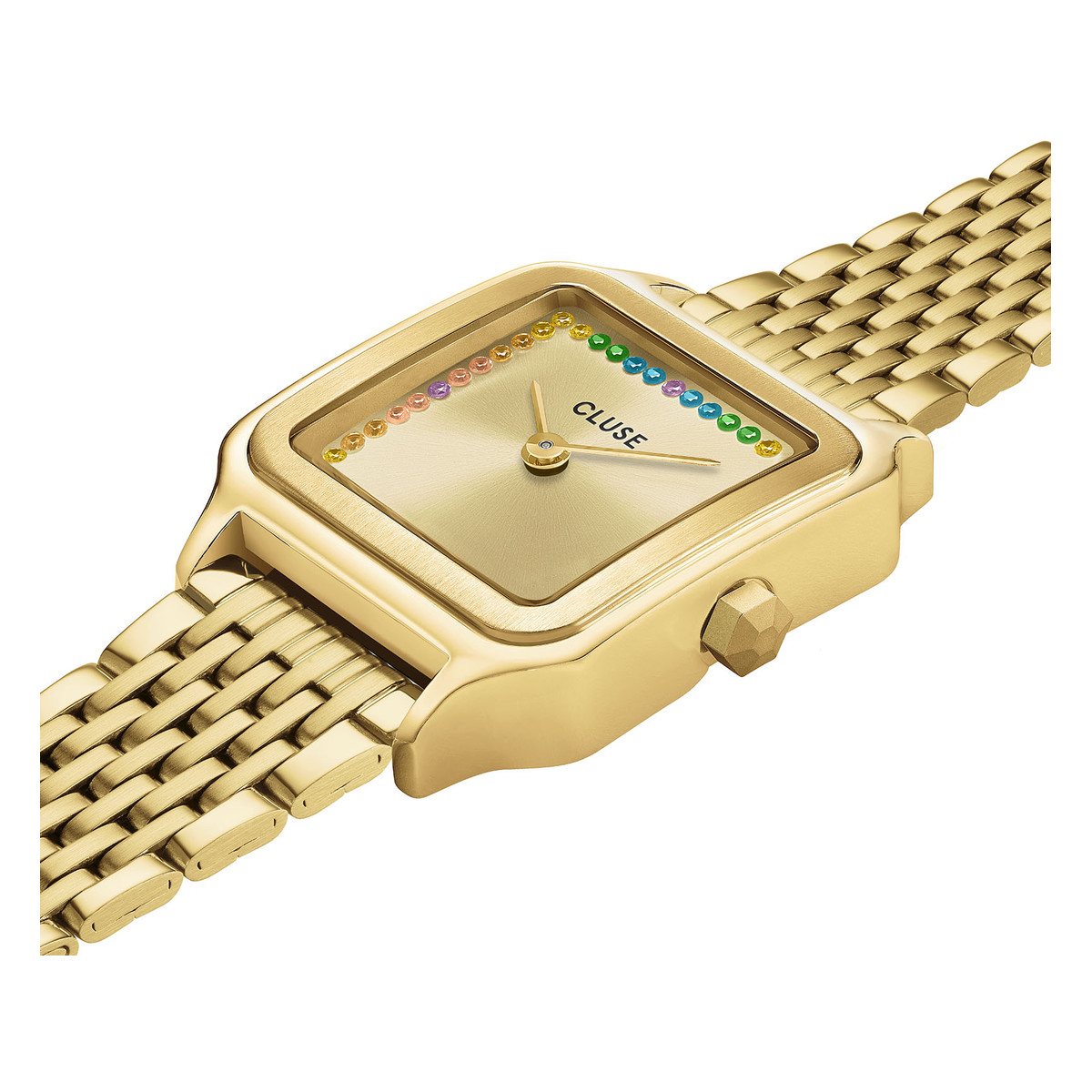 Montre CLUSE GRACIEUSE PETITE Femme cadran doré bracelet acier inoxydable doré - vue 2