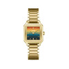 Montre CLUSE GRACIEUSE PETITE Femme cadran multicolore bracelet acier inoxydable doré - vue V1