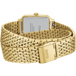 Montre CLUSE GRACIEUSE Femme cadran rouge bracelet acier inoxydable doré - vue 3