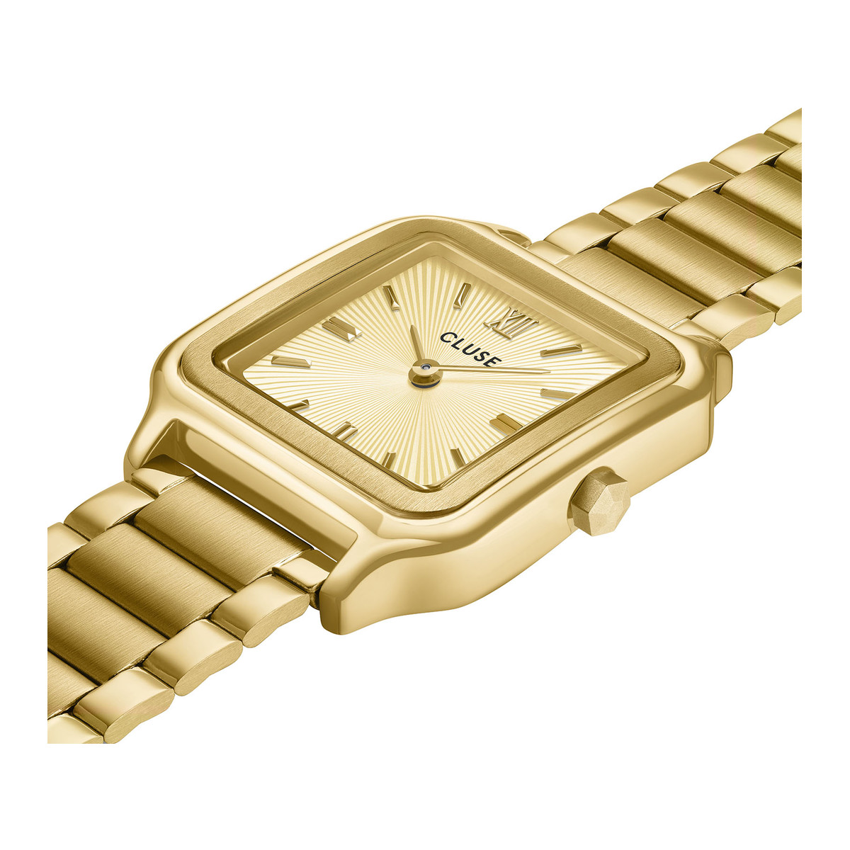 Montre CLUSE GRACIEUSE Femme cadran doré bracelet acier inoxydable doré - vue 2