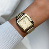 Montre CLUSE GRACIEUSE Femme cadran doré bracelet acier inoxydable doré - vue Vporté 1