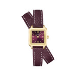 Montre CLUSE GRACIEUSE MINI Femme cadran rouge bracelet acier inoxydable bordeaux - vue 1
