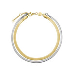 Montre CLUSE BLACK FRIDAY 25 Femme cadran blanc bracelet acier inoxydable doré - vue D2