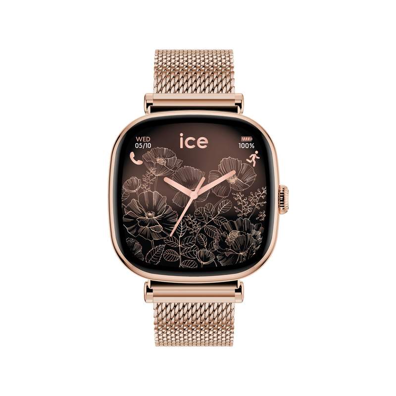 Montre ICE WATCH ICE SMART 2.0 Femme connecté, cadran doré rose bracelet acier inoxydable doré rose - vue 1