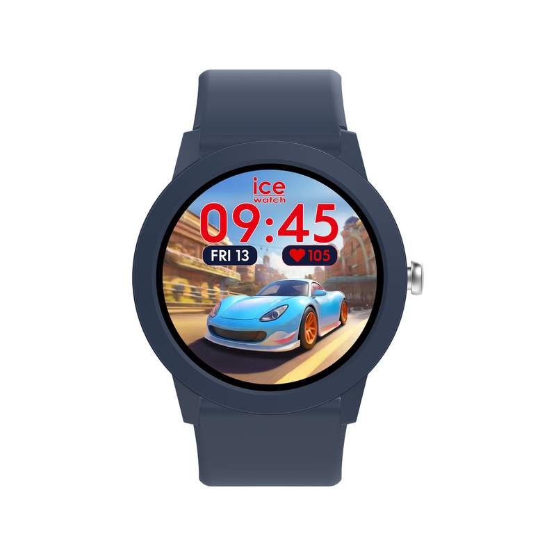 ICE WATCH ICE SMART 3.0 smartwatch voor kinderen, blauwe wijzerplaat, blauwe siliconen band - afbeelding 1