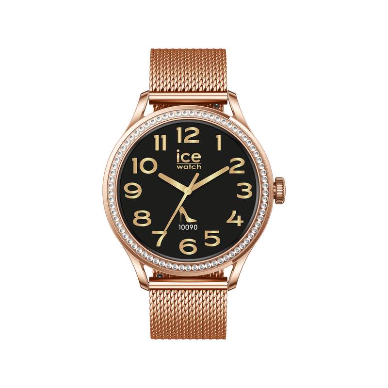Montre ICE WATCH ICE SMART 2.0 Femme connecté, cadran doré rose bracelet acier inoxydable doré - vue 1
