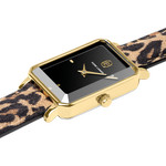 Montre PIERRE LANNIER ariane femme bracelet cuir léopard - vue 2