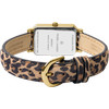 Montre PIERRE LANNIER ariane femme bracelet cuir léopard - vue V3