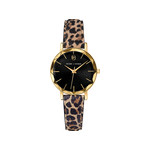 Montre PIERRE LANNIER multiples femme bracelet cuir léopard - vue 1