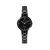 Montre PIERRE LANNIER chouquette femme bracelet acier inoxydable noir - vue V1