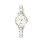 Montre PIERRE LANNIER chouquette femme bracelet acier inoxydable blanc - vue 1