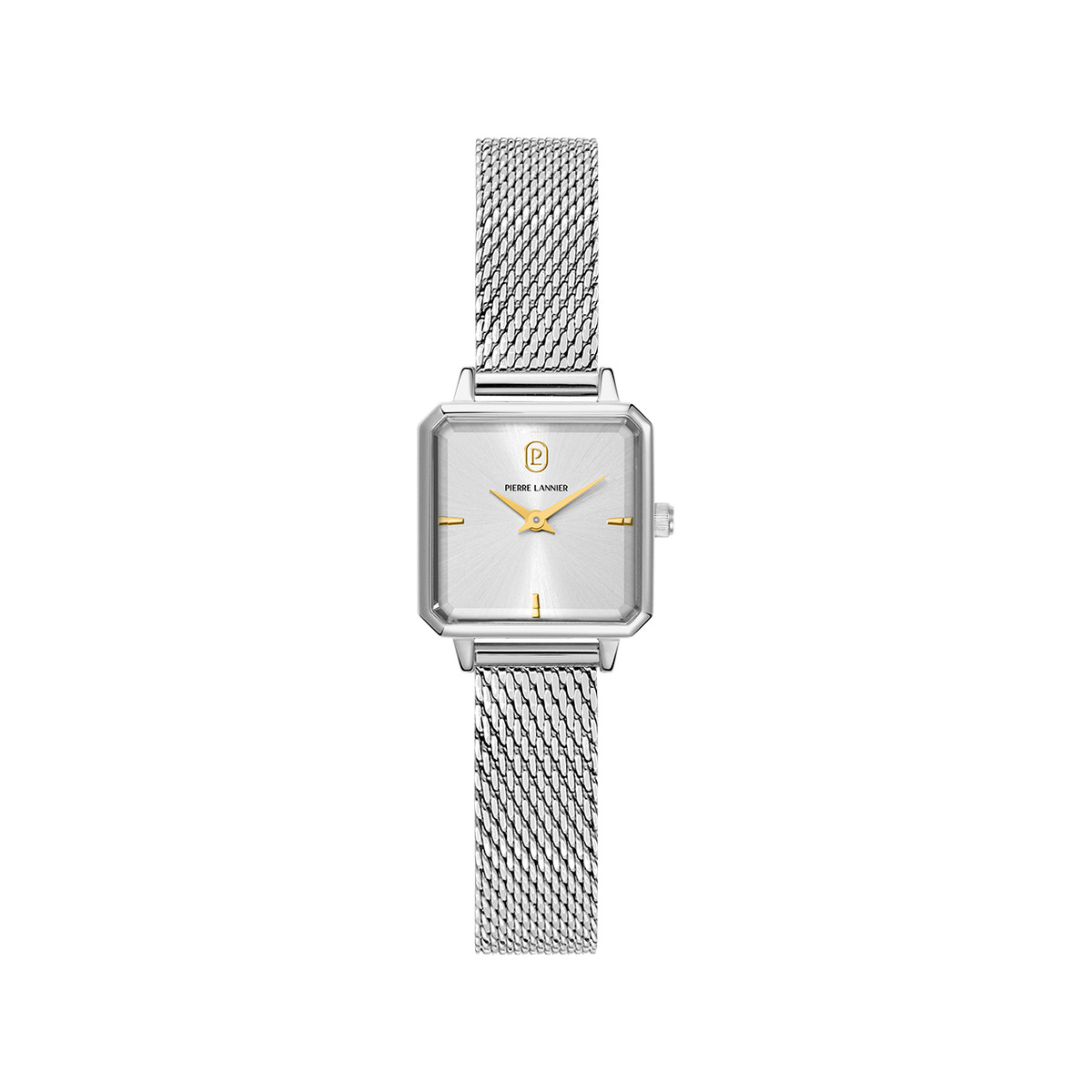 Montre PIERRE LANNIER leonor femme bracelet acier inoxydable gris