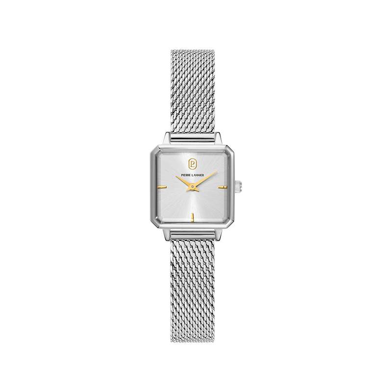 Montre PIERRE LANNIER leonor femme bracelet acier inoxydable gris - vue 1