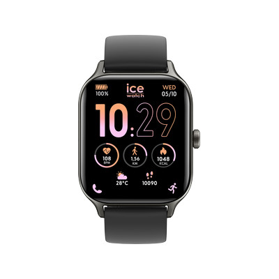 Montre ICE WATCH ice fit rt 3.0 mixte connecté, bracelet silicone noir - vue 1