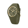 Montre ICE WATCH ice champagne femme bracelet silicone vert olive - vue V1