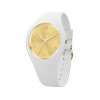 Montre ICE WATCH ice champagne femme bracelet silicone blanc - vue V1