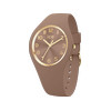 Montre ICE WATCH ice champagne femme bracelet silicone brun - vue V1
