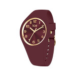 Montre ICE WATCH ice champagne femme bracelet silicone rouge foncé - vue 1