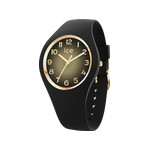 Montre ICE WATCH ice champagne femme bracelet silicone noir - vue 1