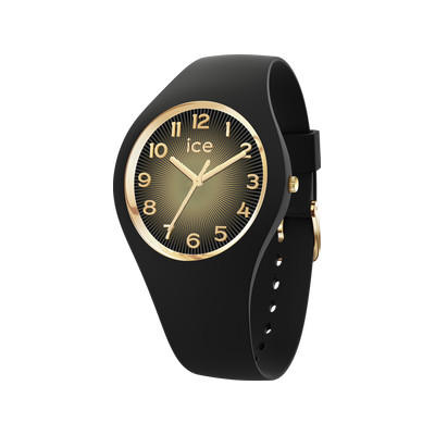 Montre ICE WATCH ice champagne femme bracelet silicone noir