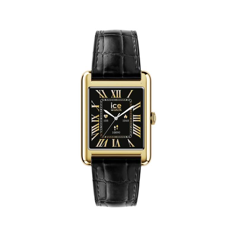 Montre ICE WATCH ice smart 2.0 femme bracelet cuir noir - vue 1
