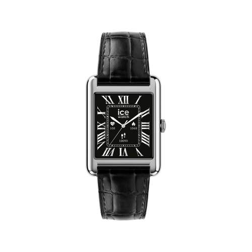 Montre ICE WATCH ice smart 2.0 femme bracelet cuir noir