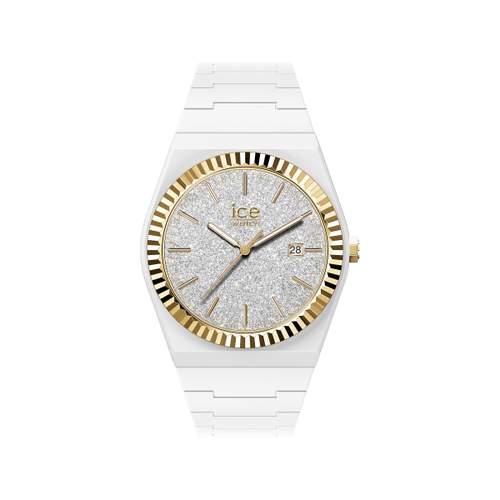 Montre ICE WATCH ice power pw1 femme bracelet silicone blanc