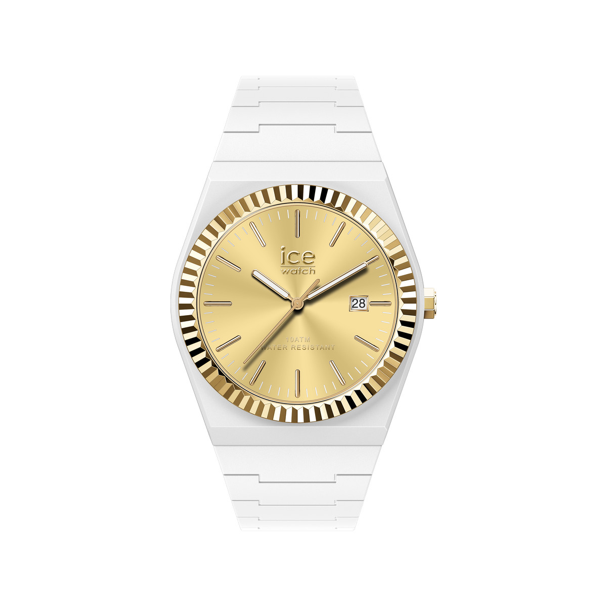Montre ICE WATCH ice power pw1 femme bracelet silicone blanc