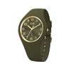 ICE WATCH ice champagne ladies' watch with olive green silicone strap - vue V1