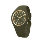 Montre ICE WATCH ice champagne femme bracelet silicone vert olive - vue 1