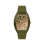 Montre ICE WATCH boliday femme bracelet silicone vert olive - vue 1