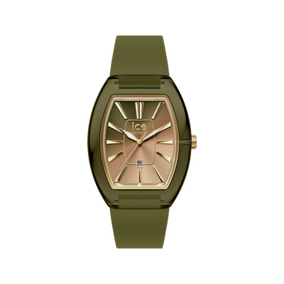 Montre ICE WATCH boliday femme bracelet silicone vert olive - vue 1