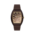 Montre ICE WATCH boliday femme bracelet silicone marron chocolat - vue 1