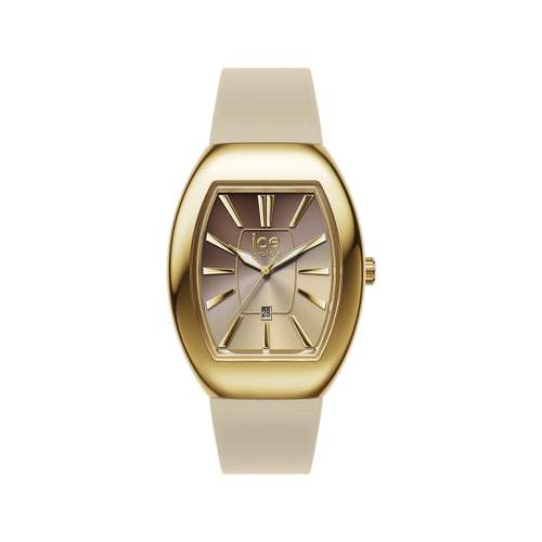 ICE WATCH boliday dameshorloge met beige siliconen band