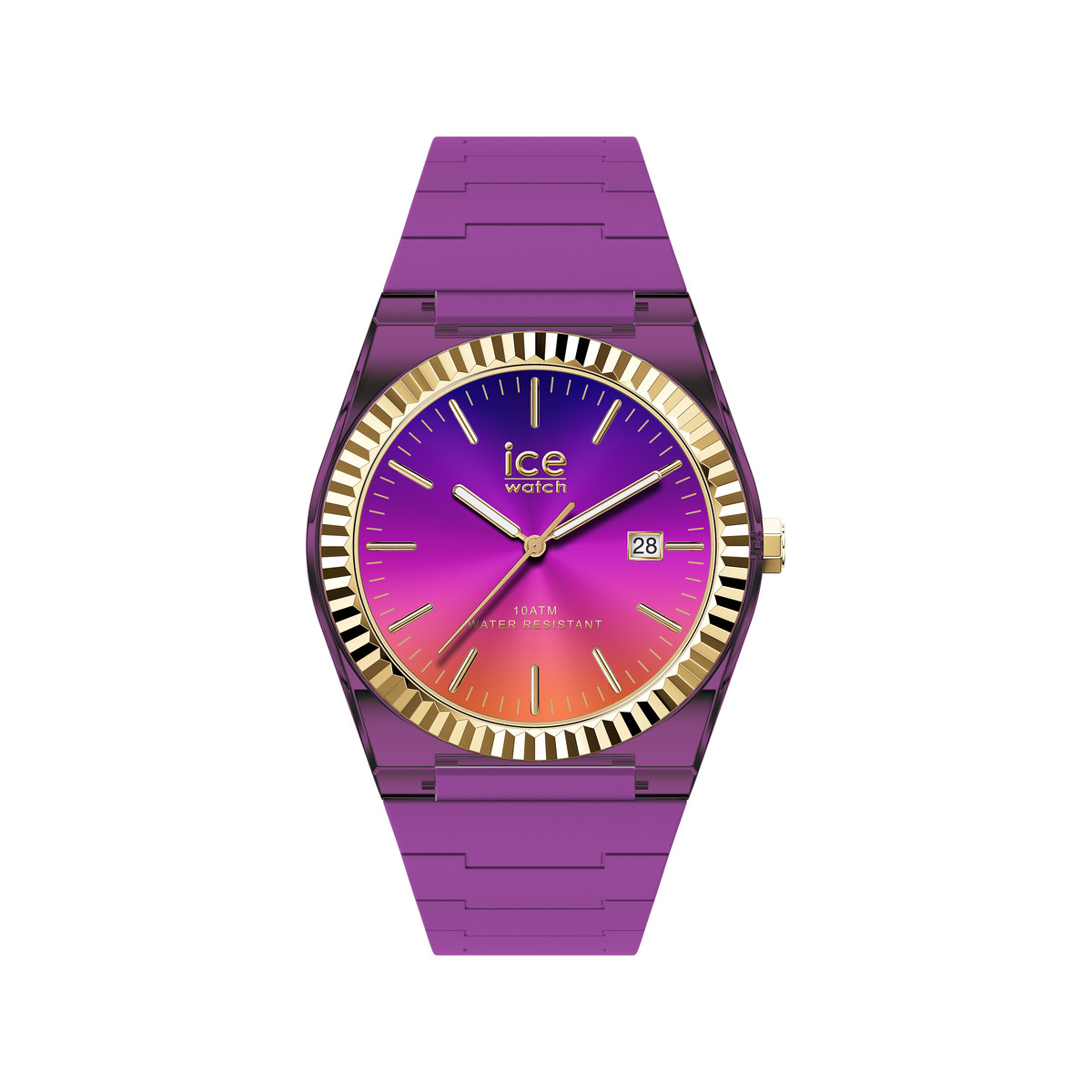 Montre ICE WATCH ice power pw1 femme bracelet silicone violet