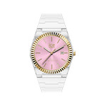 Montre ICE WATCH ice power pw1 femme bracelet silicone blanc - vue 1
