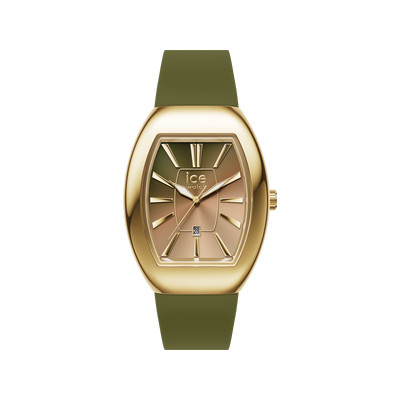 Montre ICE WATCH boliday femme bracelet silicone vert olive