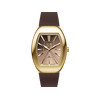 Montre ICE WATCH boliday femme bracelet silicone marron chocolat - vue V1