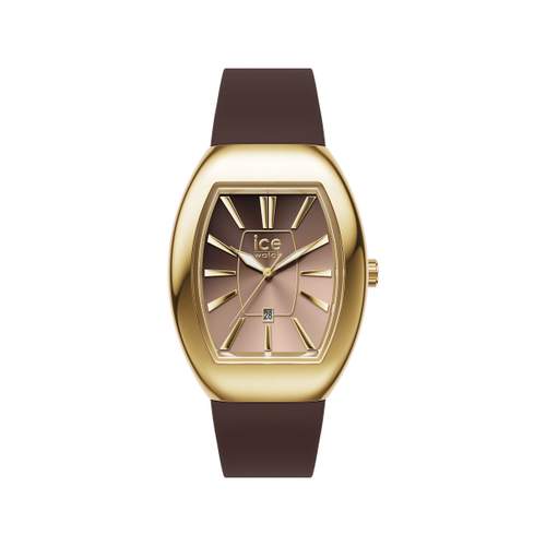 Montre ICE WATCH boliday femme bracelet silicone marron chocolat