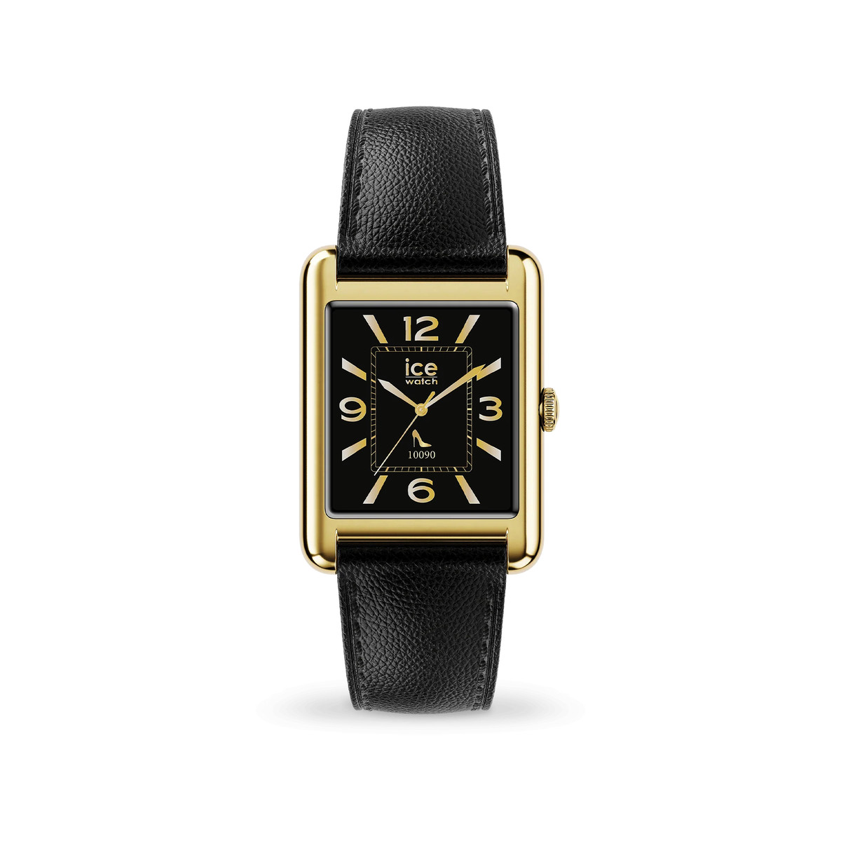 Montre ICE WATCH ice smart 2.0 femme connecté, bracelet cuir noir