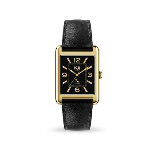 Montre ICE WATCH ice smart 2.0 femme connecté, bracelet cuir noir