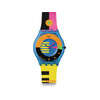 Montre SWATCH neon mixte bracelet silicone jaune - vue V1