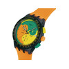 Montre SWATCH neon mixte bracelet silicone orange - vue V2