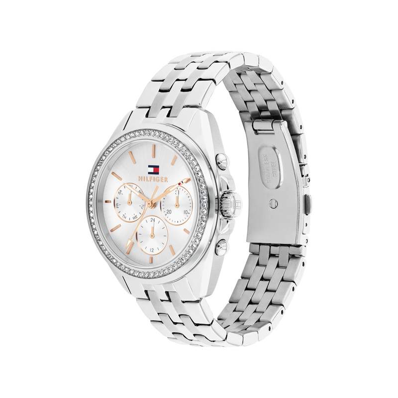 Montre TOMMY HILFIGER mellie femme bracelet acier inoxydable - vue 2