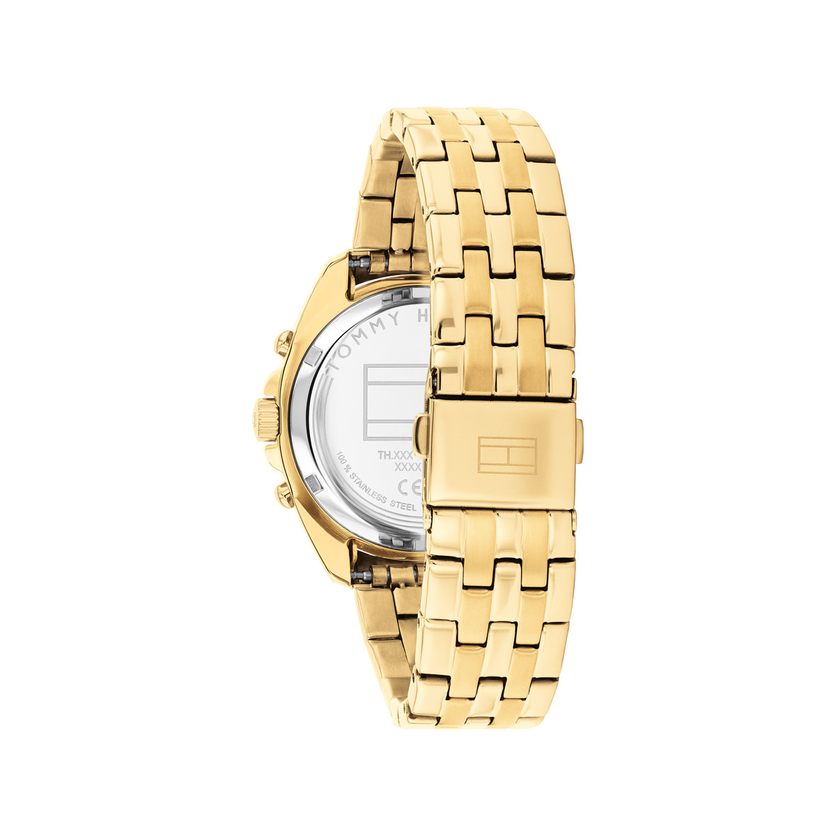 Montre TOMMY HILFIGER mellie femme bracelet acier inoxydable doré jaune - vue 3