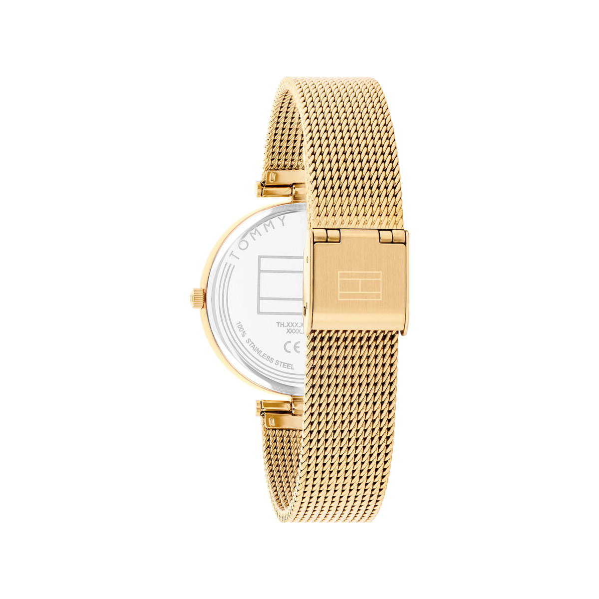 Montre TOMMY HILFIGER ella femme bracelet acier inoxydable doré jaune - vue 3