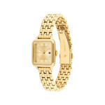 Montre TOMMY HILFIGER mia femme bracelet acier inoxydable doré jaune - vue 2