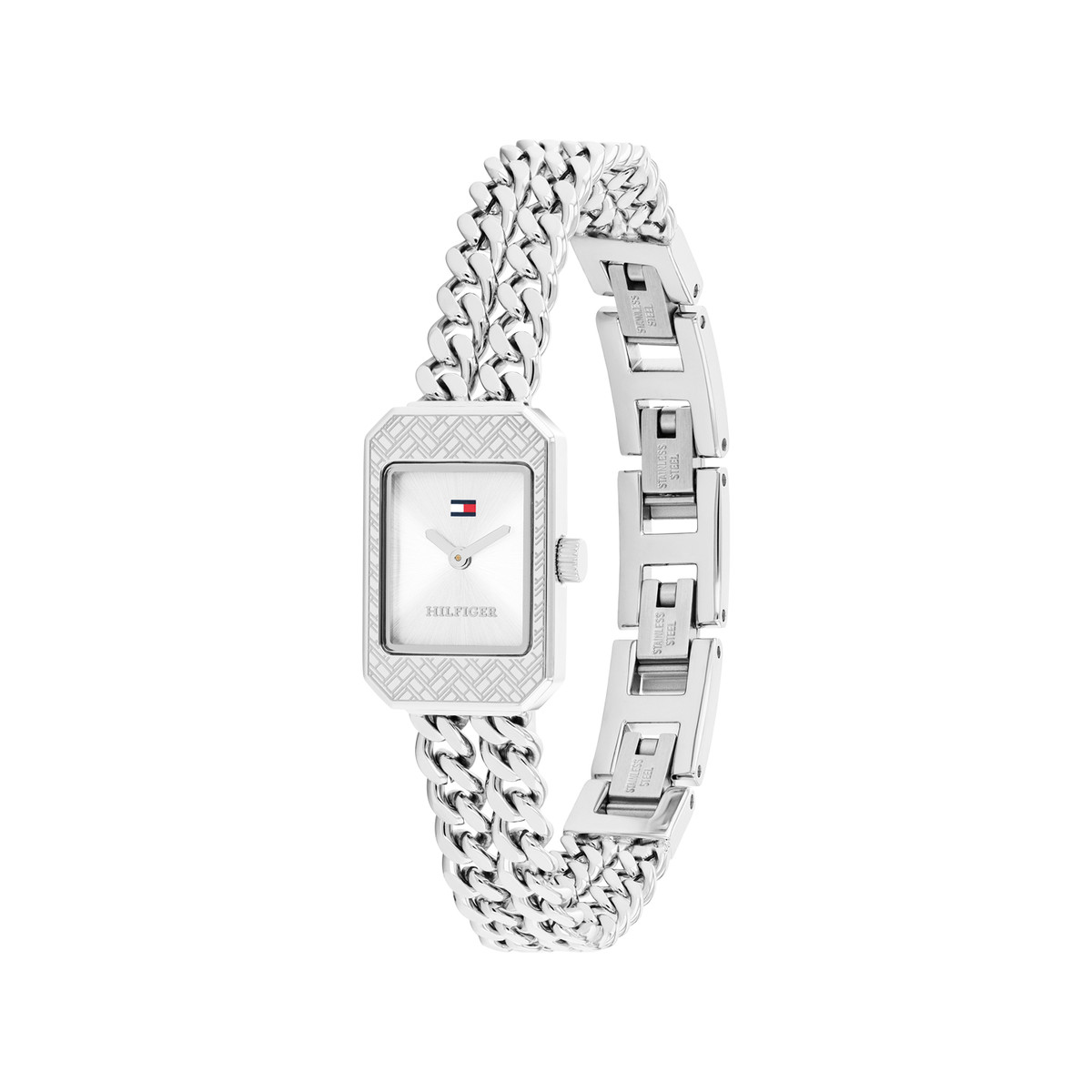 TOMMY HILFIGER Sarah dameshorloge met roestvrijstalen armband in grijs - afbeelding 2