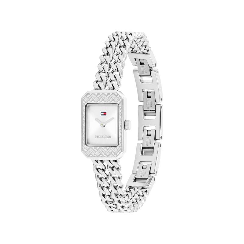 Montre TOMMY HILFIGER sarah femme bracelet acier inoxydable gris - vue 2