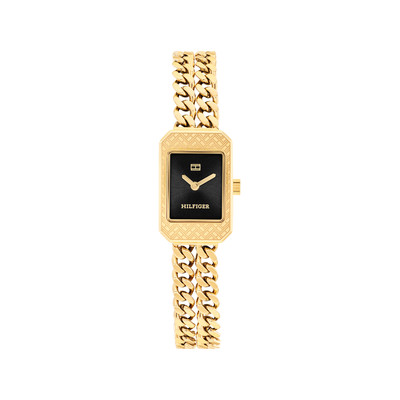 Montre TOMMY HILFIGER sarah femme bracelet acier inoxydable doré jaune - vue 1